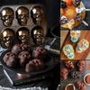 3D Skull Molds Halloween Skull Baking Mold Realistic Baking Tray DIY Skeleton Cake Mold