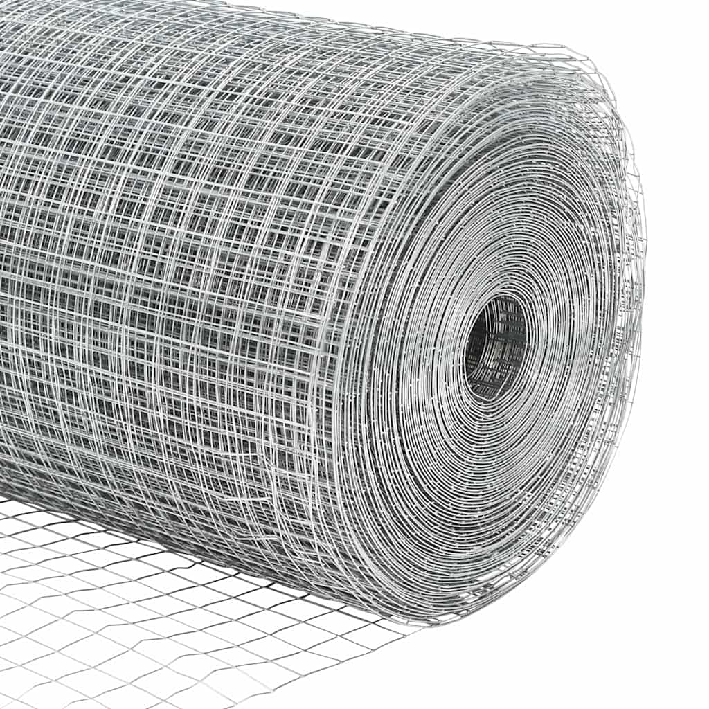 Welded Wire Fence Silver
