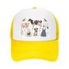 Rustic Farm Friends Sketch Collage Mesh Baseball Cap Casual Hat Outdoor  For Womens Unisex FeUnisex