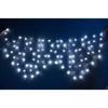 Guirlande lumineuse - bloomwin - flocon de neige - 2m x 1m - 104 leds - télécommande