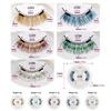 Halloween Colorful Magnetic False Eyelashes - Exaggerated, Glue-Free for Festival or Stage Performance