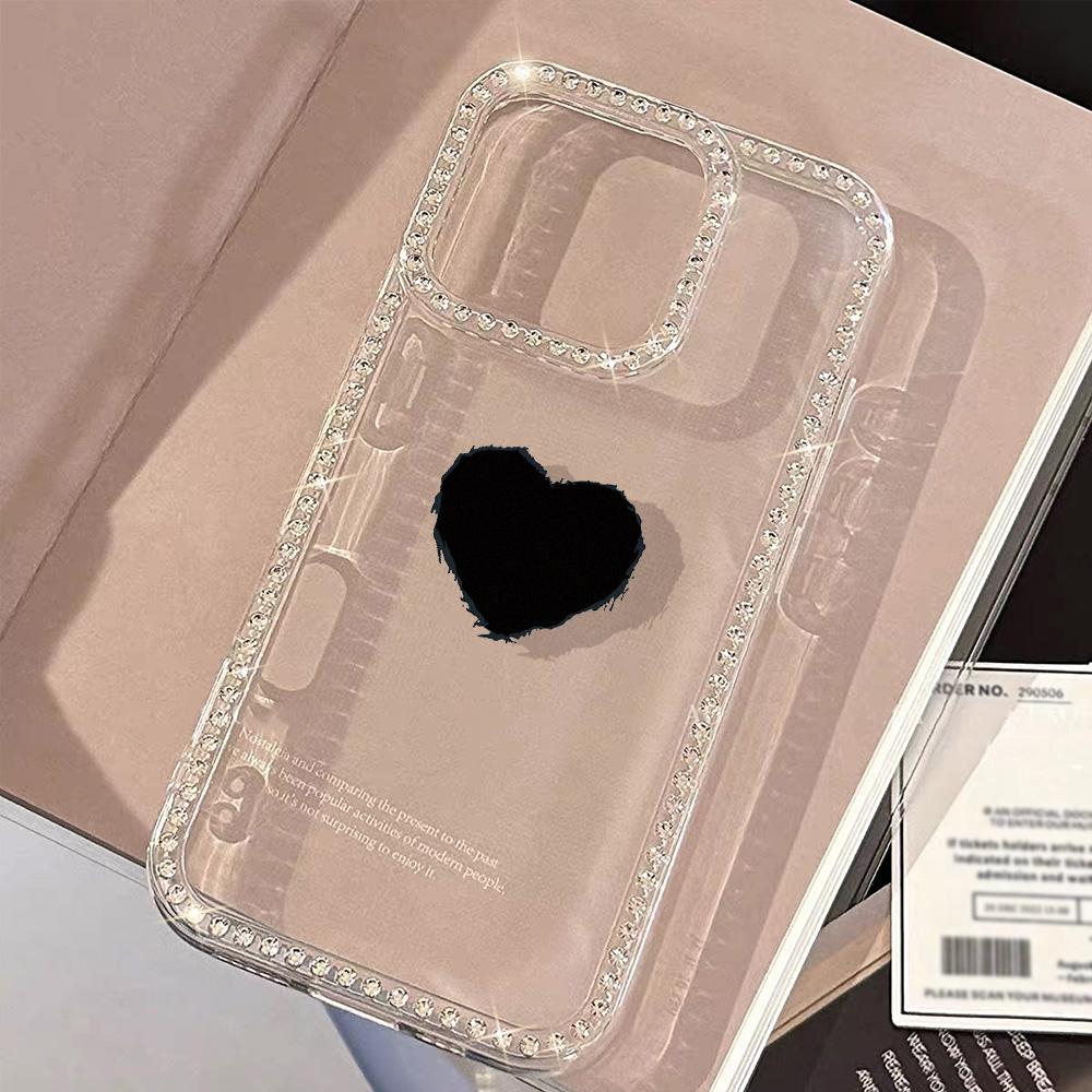 Bracelet Chain Phone Case For iPhone 17 16 15 13 14 for 17Air 17 12 14 16 Pro 17 14 16 Pro Max Sparking Diamond Cute Pattern Hard Cover With Lanyard