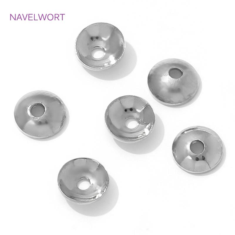 4mm/5mm 18K Gold Plated Brass Beads Caps Spacer Beads For Jewelry Making,Caps For Beads,Caps For Bracelet,DIY Jewelry Findings