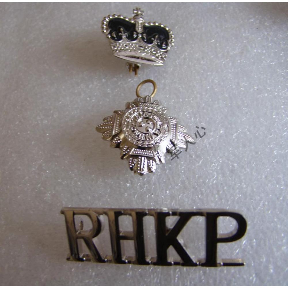 Metalowa odznaka, kołnierzowa, czapkowa, naramienna