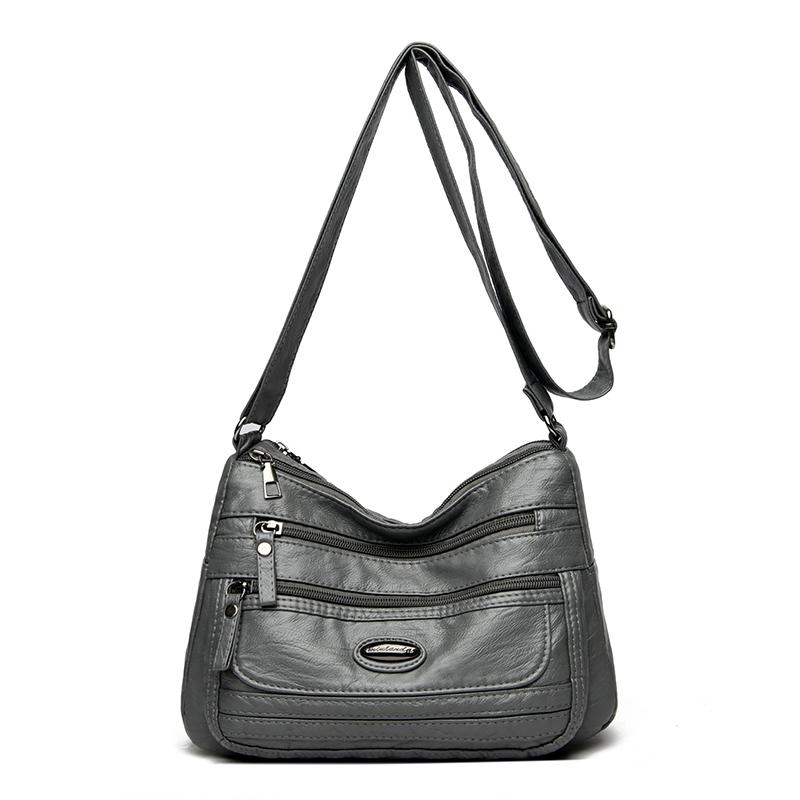 Large Capacity Shoulder Bag Women's Crossbody Bag Soft Leather Mother Bag