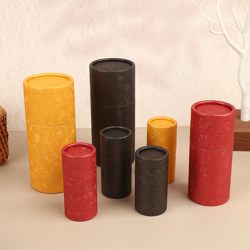 Paper Jar Tube Packaging 1Pcs Essential Oil Bottle Cosmetic Tubes Small Eco Friendly Containers for Perfume Storage Travel