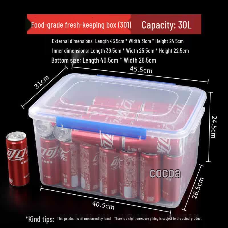 Qiwei Transparent Rectangular Plastic Food Storage Container