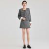 Xiaoxiangfeng coarse woolen elegant short jacket for women in the spring of 2025, with a high-end and casual feel