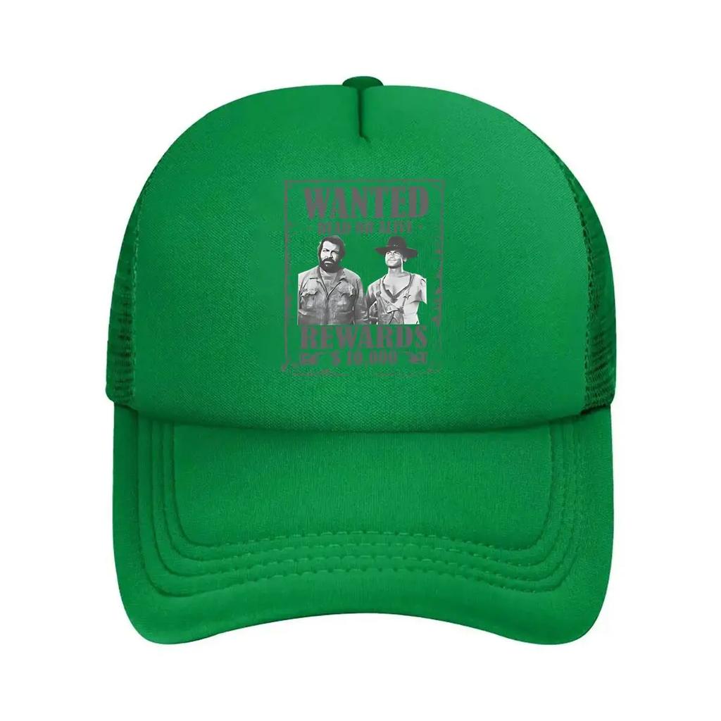 Wanted Poster Classic Western Style Dead or Alive Reward Design Mesh Baseball Cap