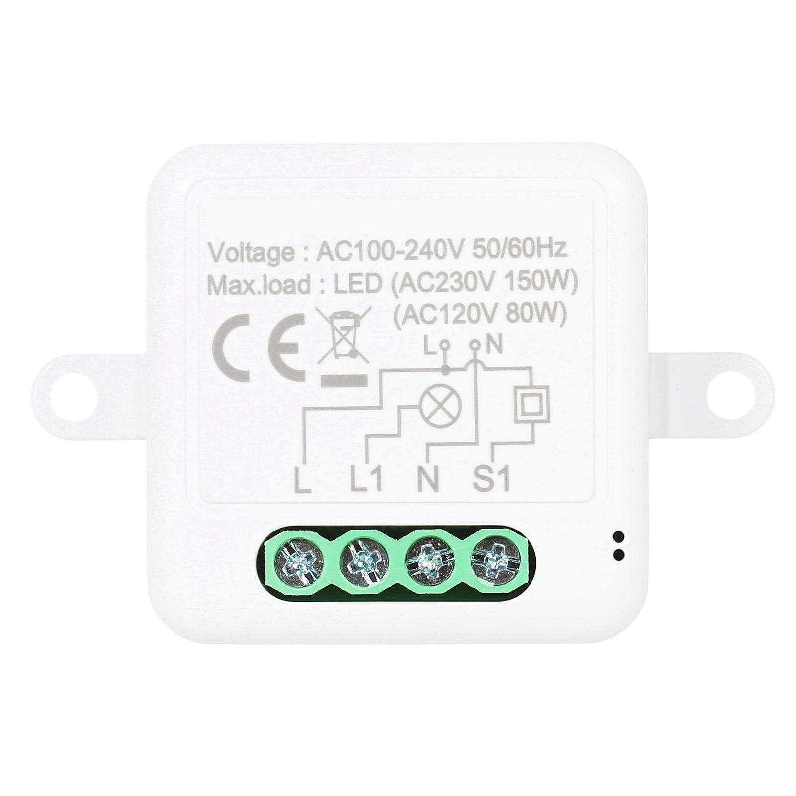 

Zigbee Dimmer Switch Module App Remote Control Curtain Switch Works with Home 1 Gang Switch Tools 1-Gang белый