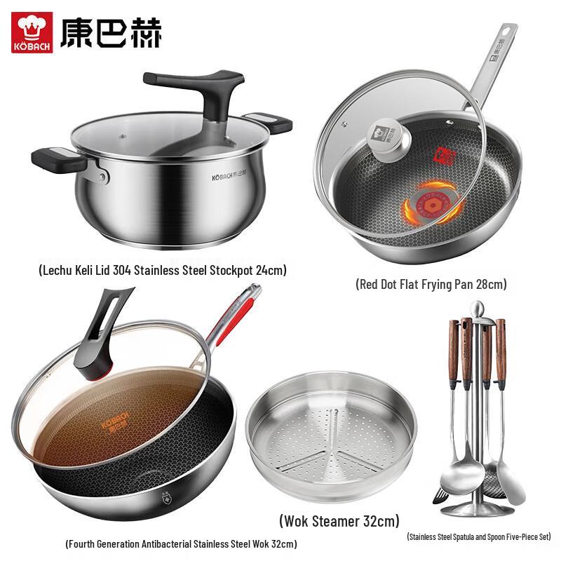 Kambach 4th Gen Honeycomb Non-stick 5-Piece Cookware Set