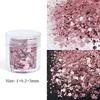 10ml Mixed Hexagons Glitter Flakes For Epoxy Resin Pigments Loose Sequins DIY Silicone Mold Filling Material Resin Craft Fillers