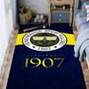 Eredità Fenerbahçe: Tappetini per pavimenti con stampa a motivi del 1907 Zerbino Cuscino per sedia da ufficio per stanza