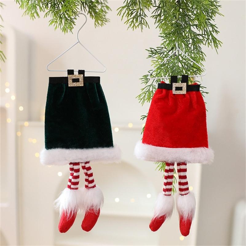 Christmas Substitute Legs Fabric Decoration Multiple Purpose Suspended Deck For Firepit Handle Window Vacation Home Party
