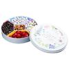 Wuhe European Style Round Plastic Candy & Snack Box with Lid