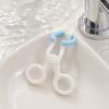 Contact Lenses Applicator Tool, Soft Silicone Contact Lens Insertion Tool with Eye Support Design, Portable Scissor-Style Holder, Contact Lens Remover