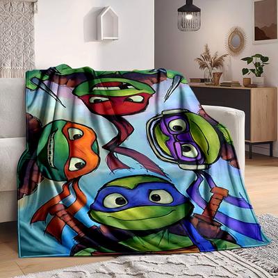 1PC Turtles Blanket, Throw For Sofa, Bed, Travel, Camping, Livingroom,