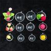 20pcs Christmas Tree Hanging Decorations Ball Clear Plastic Round Ball Fillable Ornaments Party Wedding Xmas Decor,Scene Decor
