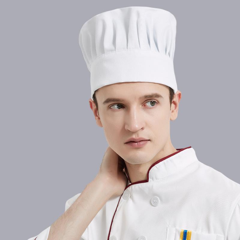 

Hotel And Catering Chef Hat Pastry Food Safety Hat Dust-Proof Work Hat