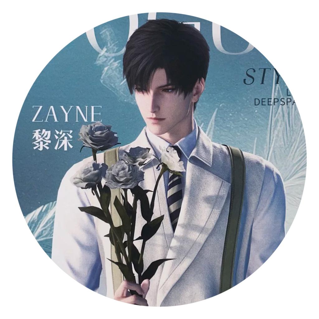 Hot Game Love and Deepspace Sylus Rafayel Zayne Xavier Caleb 58MM Anime Badge Emblem Brooch Clothing Backpack Accessories Gift