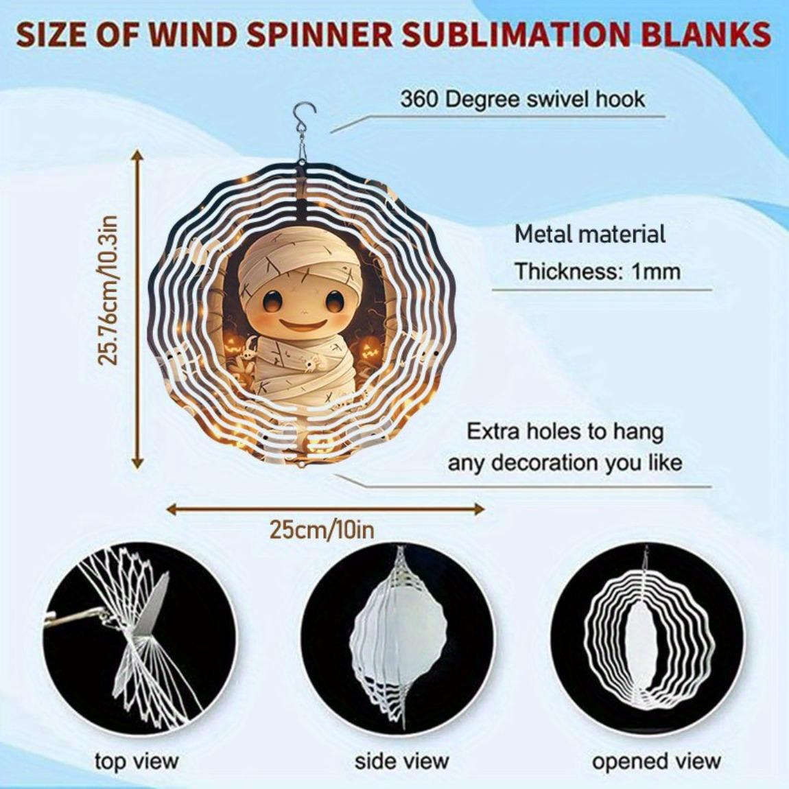 

Хэллоуин Мумия Ветряной Спиннер Металлический Подвесной Декор для Сада, Двора, Вечеринки, Не Требуется Питание, Милый Дизайн с Бинтами, Праздничная Атмосфера