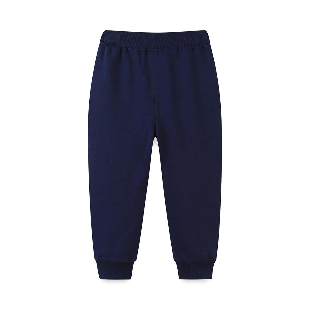 New Arrival Boys' Trousers: European & American Style with Cartoon Rocket Embroidery Sports Pants
