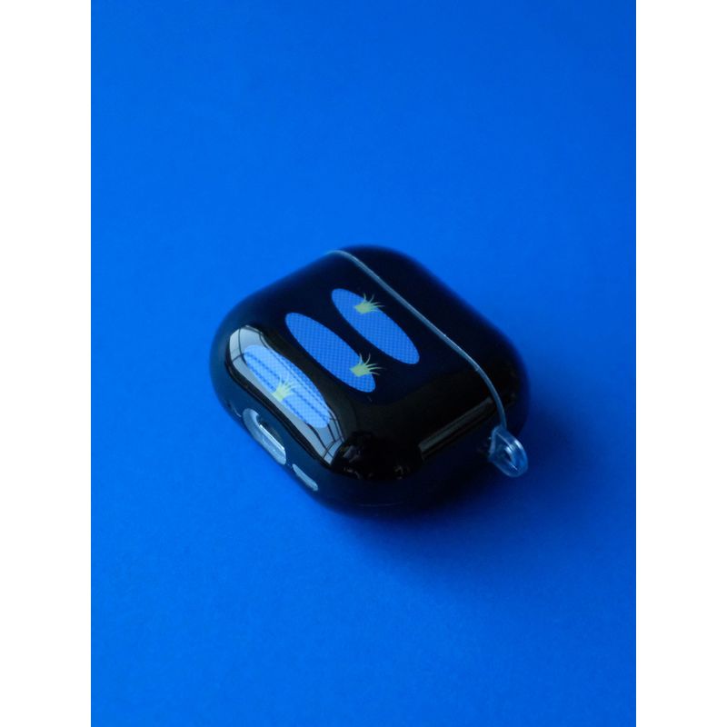 

Original Black Creative Applicable Airpodspro Second Generation Protective Case Bluetooth Headset Airpods3 Creative 2 Stylish 4 Couple Earphone Case Apple AirPods 4