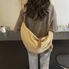 Casual dumpling bag autumn new trend fashion shoulder bag simple messenger big bag dumpling bag tide