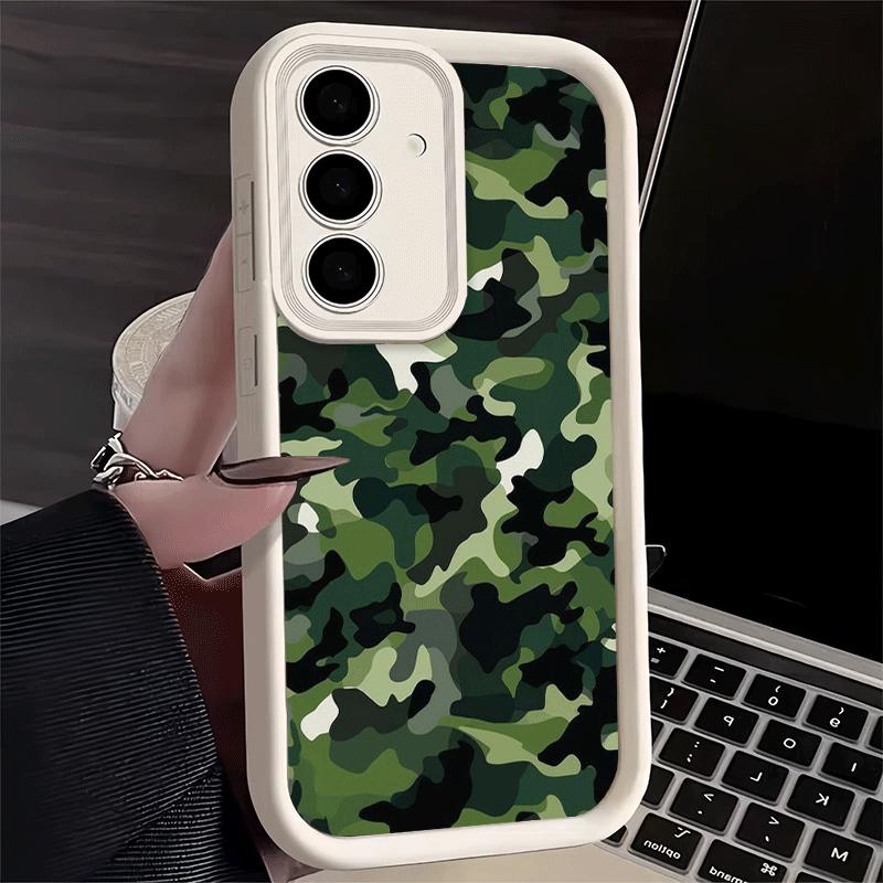 

Phone Case for Samsung Galaxy S26 S25 Ultra S24 FE Camouflage Military Pattern Shell S23 Plus S22 + S21 S20 5G Soft Silicone Fun Samsung S23 Plus