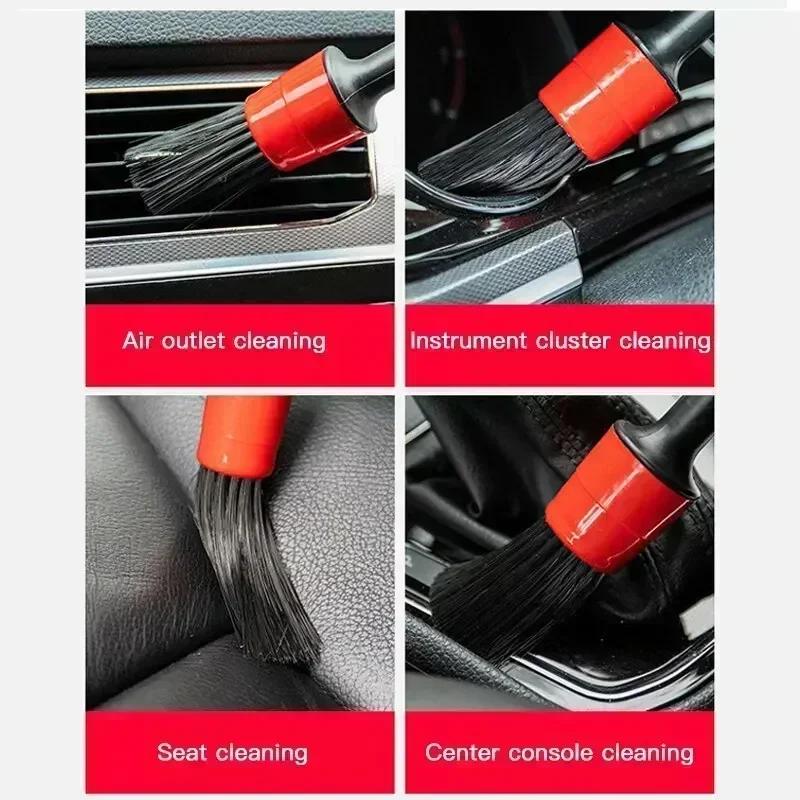 Detailing Brush Set Car Brushes Car Detailing Brush for Car Cleaning Detailing Brush Dashboard Air Outlet Wheel Brushes