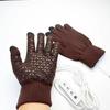 USB Electric Heating Knitted Warm Gloves Double-sided Heated Palm Glue Points Anti-slip Touch Screen Men and Women Outdoor Sports Riding