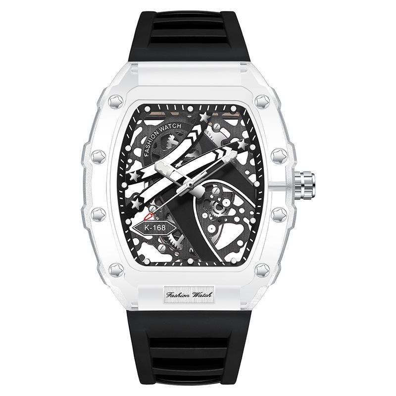UTHAI BK145 Fashionable Man watch, transparent hollow wine barrel shaped quartz watch, waterproof clock gift watches for man