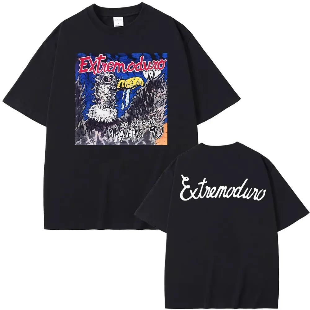 Rock Band Extremoduro En Directo Maquetas90 Cover TShirt Men Women Gothic Classic Fashion Casual Streetwear T Shirts