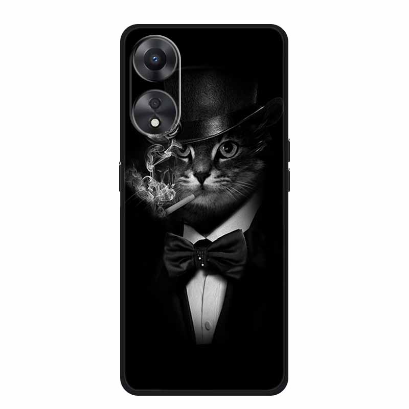For Honor X5 Plus Phone Case Cover Lion Wolf Tiger Cat Black Silicone Soft Back Cases For Honor X5 Plus Case X5Plus Coque Fundas