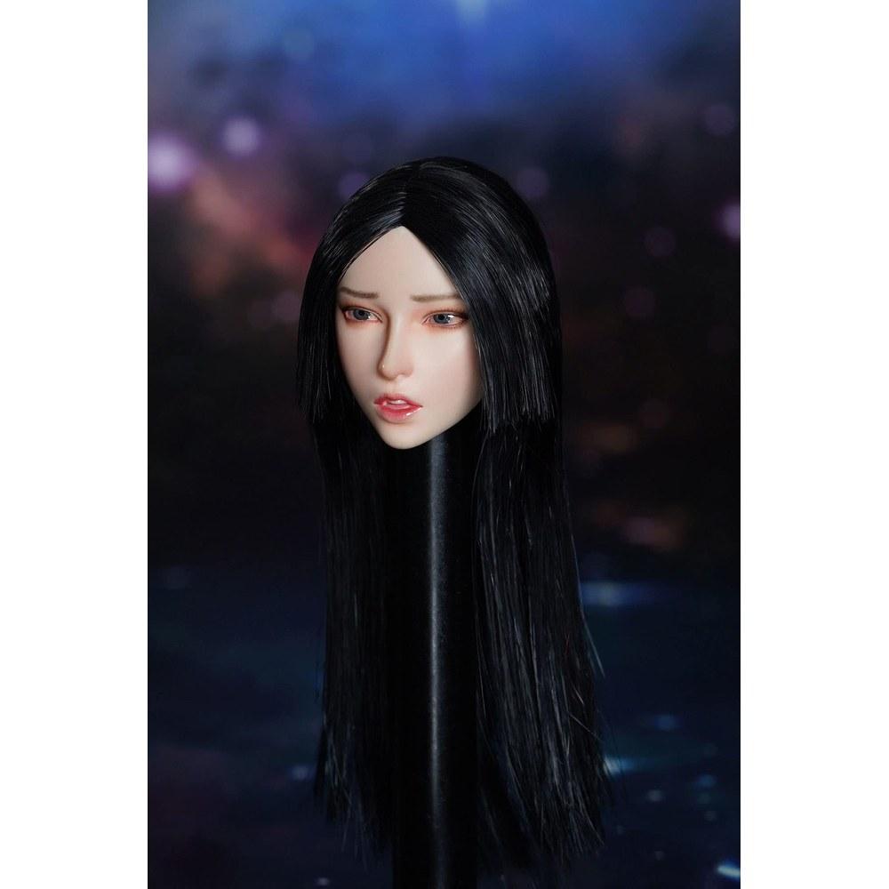 1/6 Female Action Figure Head Sculpt Beautiful Woman Girl Head Carving