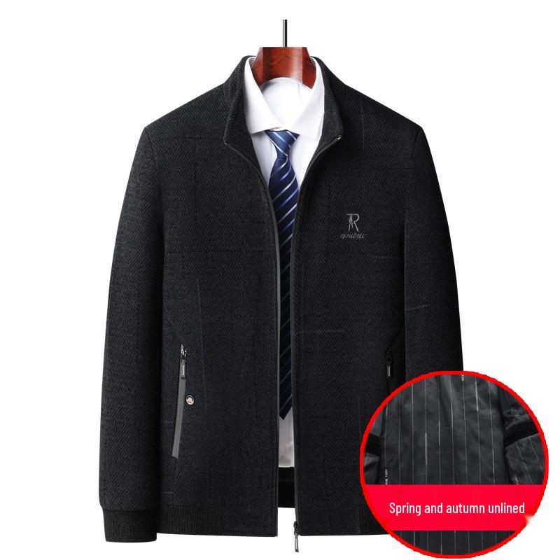 

Chenille Jacket for Middle-Aged & Elderly Men - Lightweight Spring & Autumn Wear for Dad or Grandpa (Ages 60+) 185 (130-150 jin)