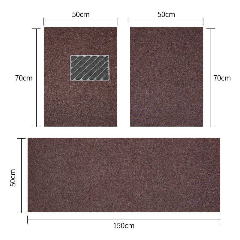 Auto Car Floor Mat Car E with Floor Mat Wire Ring Neutral Can Be Cut by Self-Cutting Single Main and Co-Pilot Car Floor Mat-
