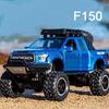 1:32 Scale F-150 SVT Raptor Alloy Diecast Models Cars Toys Doors Opened Off-road with Light Music Vehicles Boys Birthday Gifts