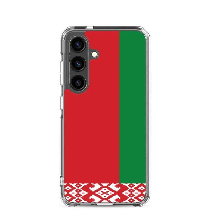 Coque Téléphone - Samsung - Galaxy S24 Plus - Drapeau Biélorussie - Souple - Multicolore