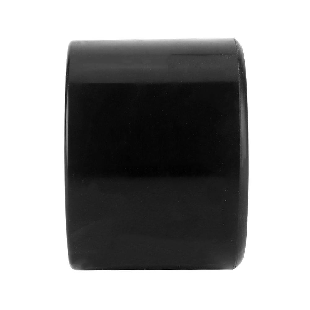 PUENTE Juego de 4 ruedas para patineta de PU de calidad superior de 70 x 51 mm, ruedas para tabla larga (Negro)
