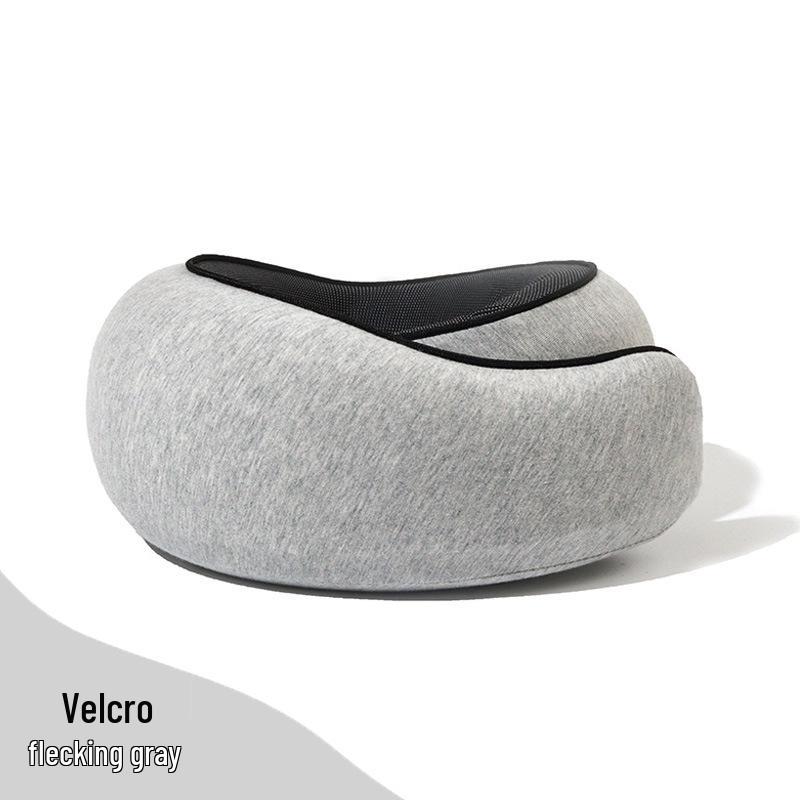 Cross-Border Memory Foam U-Shaped Travel Pillow for Office, Nap, Driving, and Airplane Neck Support.