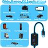 Adaptateur secteur Convertisseur de tension élévateur Type-C vers Prise femelle Allume-cigare 5V vers 12V Câble PD Câble d'extension