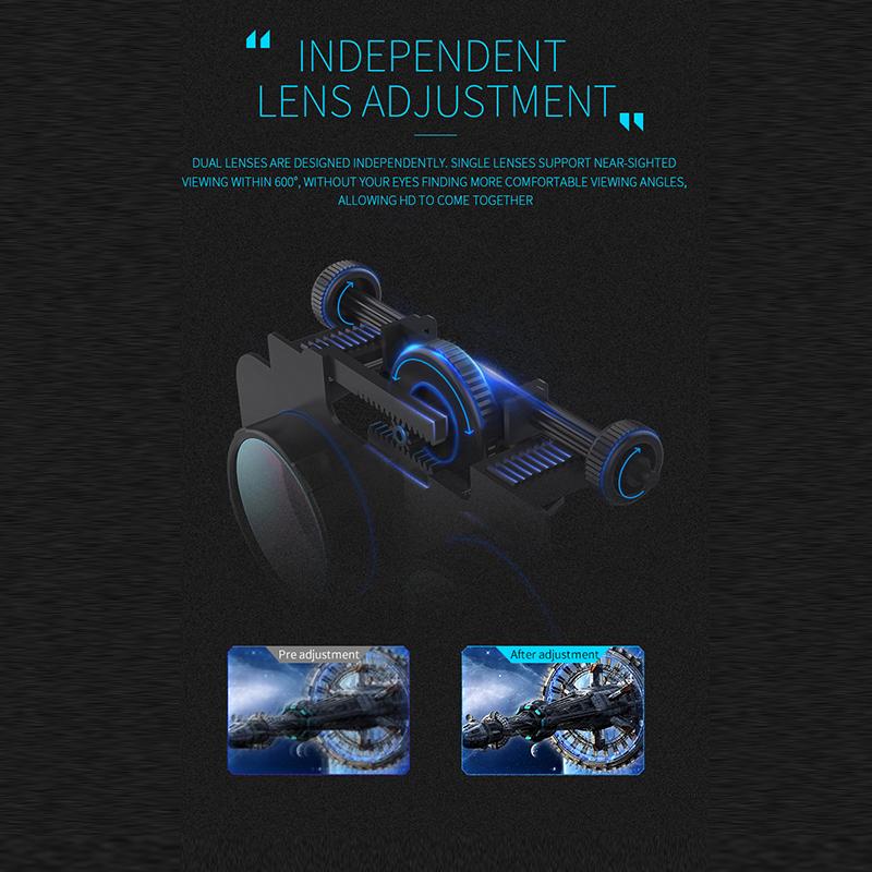 VR Shinecon Casque Helmet 3D Glasses Virtual Reality For Smartphone Smart Phone Headset Goggles Binoculars Video Game Wirth Lens 5