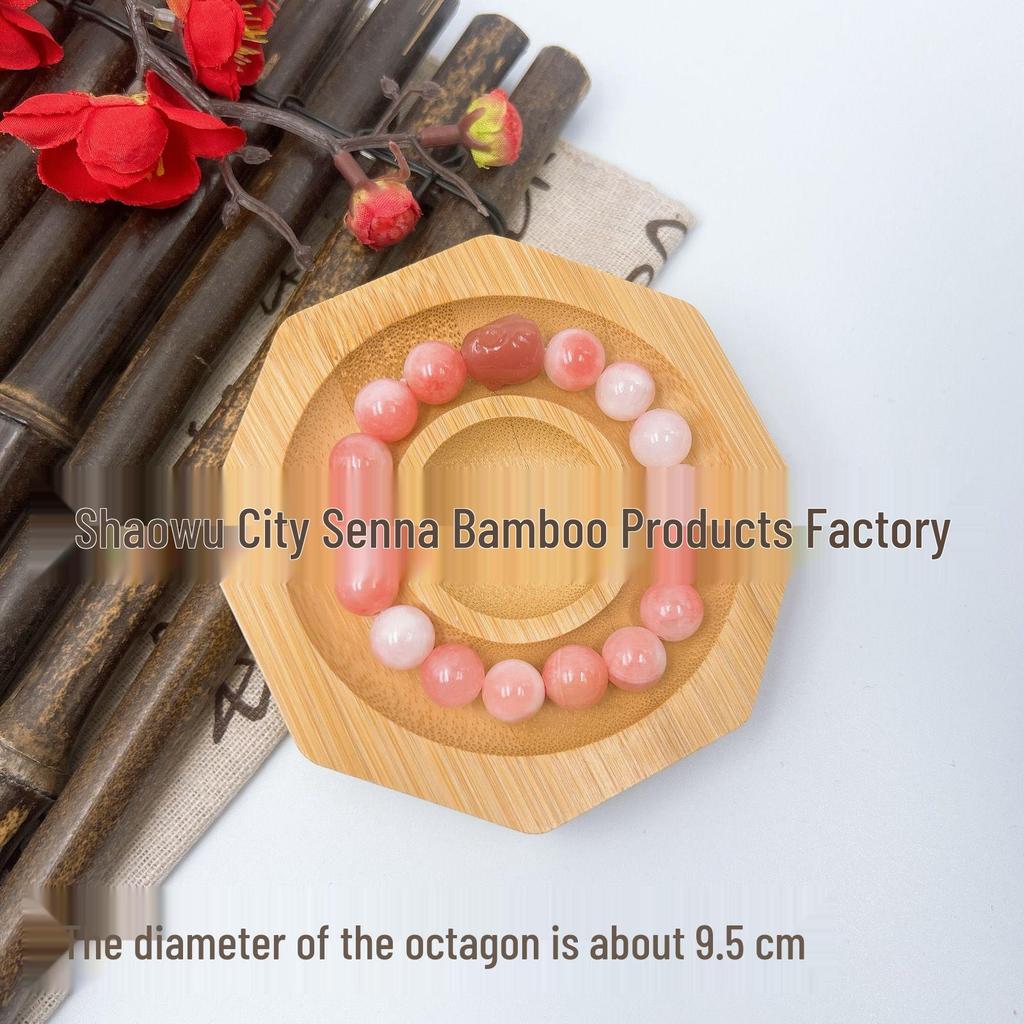 Premium Bamboo Jewelry Storage & Display Tray for Bracelets and Bangles