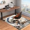1PC Custom Name Winter Fantasy Owl Theme Floor Mat Ideal for Living Room, Game Rooms, Office, Bedroom, Office Floor Mat , Floor Mats for Home