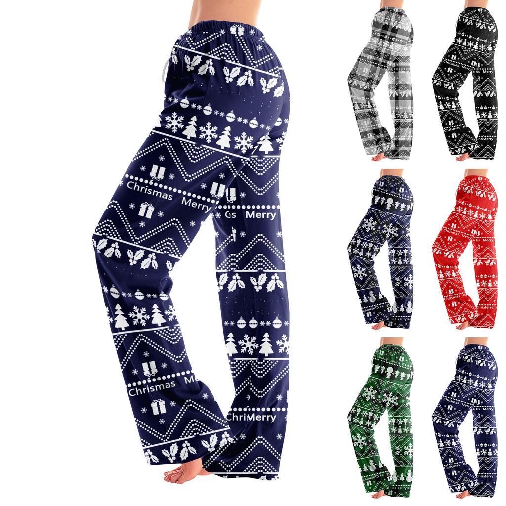 Anime-Pyjamahose, Nachtwäsche, lässige Hose mit Kordelzug und elastischer Taille, bequeme, gerade, lockere Yoga-Hose