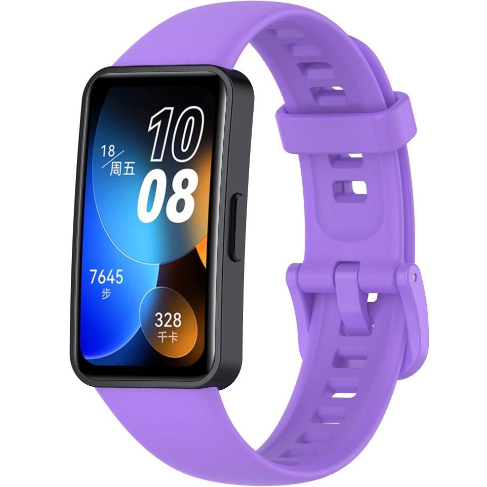 Silicone Strap for Huawei Band 8 / Huawei Band 9 / Huawei Band 10, Purple