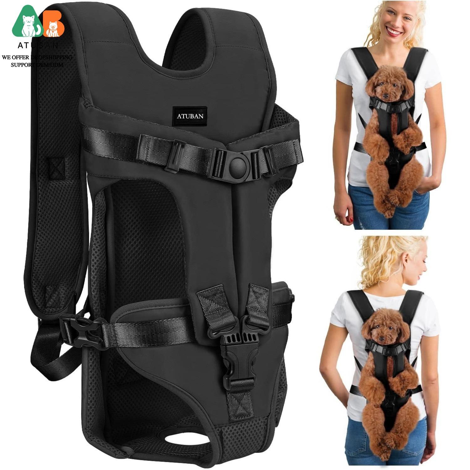 ATUBAN Dog Backpack Carrier,Legs Out