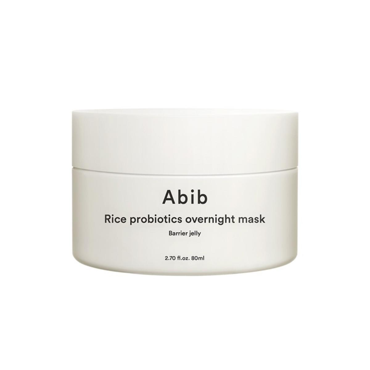 Abib Rice Probiotics Overnight Mask Barrier Jelly Firming Brightening Sleeping Pack 80ml