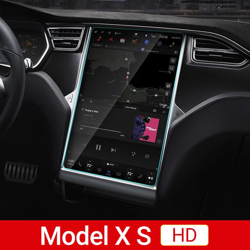 Für Tesla Model 3 Y X S 2017-2021 2022 2023 2024 2025 Gehärtetes Glas Auto GPS Navigationsbildschirm Schutzfolie LCD Touch Folie Aufkleber